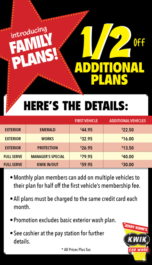 kwik car wash prices Chadwick Earl